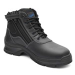 Blundstone Lace Up Zip Side Black NonSafety Boot