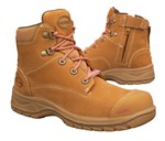 Oliver Ladies Ankle Zip Side Boot Wheat FW10012