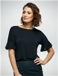 Corporate Reflections Ladies Belle loose fit blouse Short Sleeve