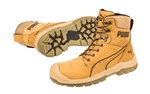 Puma Safety Boot Conquest Wheat Lace Up Zip Side with Composite Cap