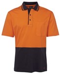 JBs Hi Vis 100 Cotton Short Sleeve Polo Shirt