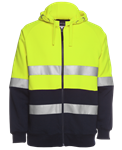 JBs Fleecy Hoodie Full Zip 2 Hoop Reflective Tape
