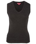 JBs Ladies Knitted Vest 50 Wool 50 Acrylic