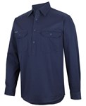 JBs 190gsm Closed Front Cotton Drill Work Shirt Long Sleeve