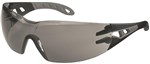 Uvex Pheos Safety Glasses BlackGrey Frame Grey Lens