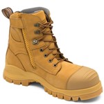 Blundstone Boot Zip Side Lace up Wheat TPU Toe Guard