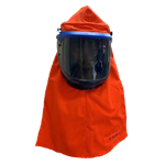 Westex Ultra Soft Three Layer 237gsm Hood With Next Generation GLT Front Lift Visor internal hard hat 40 calcm2 Orange