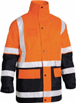 Bisley 5 in 1 Rain Jacket with H Pattern Reflective Tape