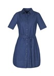 Biz Collection Ladies Delta Dress 100 Cotton Stonewashed Denim