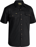 Bisley Original Cotton Drill Short Sleeve Shirt 100 Cotton