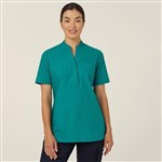 NNT Ladies Poly Cotton End on End Short Sleeve Tunic