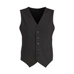 Biz Corporates Mens Peaked Vest with Knitted Back Comfort Wool Stretch