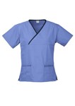 Biz Collection Ladies Cross Over Scrub Top