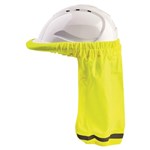 ProChoice Hard Hat Attachable Neck Sun Shade HiVis Yellow