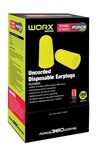 Force360 Bullet Shaped Earplug Uncorded Class 5 26Db Box 200