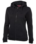 JBs Ladies Fleecy Hoodie Full Zip CottonPolyester
