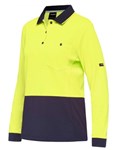 King Gee Ladies Hyperfreeze Workcool Polo Shirt Long Sleeve