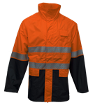 KM Rain Jacket Light Weight with Segmented Reflective Tape