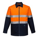 Prime Mover Quilt Padded Cotton Drill Jacket with 2 Ring Reflective Tape