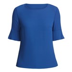 NNT Ladies Fluted Sleeve Top