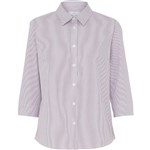 NNT Ladies Avignon Fine Block Stripe Stretch 34 Sleeve Shirt