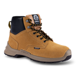 Kings by Oliver Lace Up Zip Side Boot Wheat Suede Leather