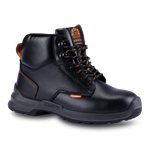 Kings by Oliver Lace Up Zip Side Boot Black Rambler Leather