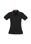 Biz Collection Ladies Jet Polo Shirt 50 Cotton 50 BizCool Polyester Pique Knit