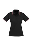 Biz Collection Ladies Cambridge Polo Shirt 50 Cotton 50 BizCool Polyester Pique Knit