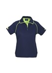 Biz Collection Ladies Fusion Polo Shirt Bizcool Cotton Back polyester