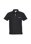 Biz Collection Mens Edge Polo Shirt Polyester Cotton Pique Knit