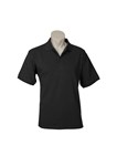 Biz Collection Mens Oceana Polo Shirt Cotton Rich 96 Cotton 4 Elastane Pique Knit