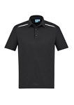 Biz Collection Mens Sonar Polo Shirt 80 Bizcool polyester 20 Cotton Back