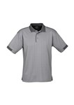 Biz Collection Mens Noosa Polo Shirt Self Check Bizcool Breathable 60 Cotton 40 Polyester