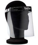 Bolle Disposable Face Shield DFS4 Clear AF PET Visor with Adjustable Headband