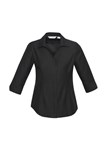 Biz Collection Ladies Preston Shirt 34 Sleeve 65 Polyester 35 Cotton