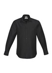 Biz Collection Mens Preston Shirt Long Sleeve 65 Polyester 35 Cotton