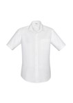 Biz Collection Mens Preston Shirt Short Sleeve 65 Polyester 35 Cotton