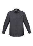 Biz Collection Mens Hemingway Shirt Long Sleeve 55 Cotton 45 Polyester