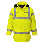 Portwest Bizflame Flame Resistant Flame Resistant Rain Jacket with Reflective Tape
