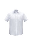 Biz Collection Mens Euro Shirt Short Sleeve Easy Care 65 Polyester 35 Cotton