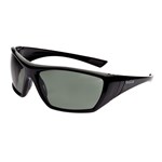 Bolle Hustler Gloss Black frame GreyGreen Polarised Lens