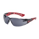 Bolle Rush Plus Platinum Safety Glasses Smoke Lens