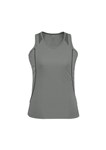 Biz Collection Ladies Razor Singlet 100 Bizcool breathable polyester