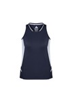 Biz Collection Ladies Renegade Singlet 100 Bizcool breathable polyester