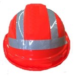 Unisafe UniLite Hardhat Unvented Fluro Orange with Reflective Tape
