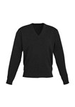 Biz Collection Mens V neck Jumper 50 Wool 50 Acrylic CO10001