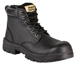 Hard Yakka Gravel Emboss Lace Up Boot Black