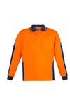 Syzmik Mens Squad Polo Shirt 100 Polyester Long Sleeve