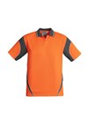 Syzmik Mens Aztec Hi Vis Polo Shirt 100 Polyester Short Sleeve